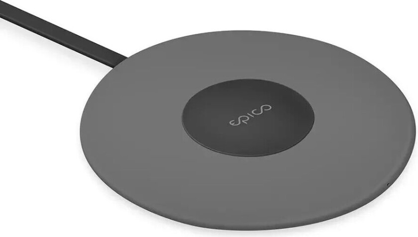 Slim Trådløs Qi Lader 10W - Svart
