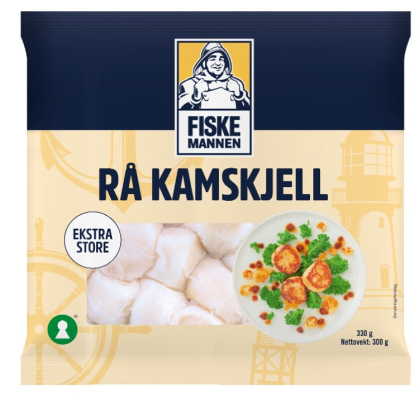 Kamskjell Msc Rå 300g