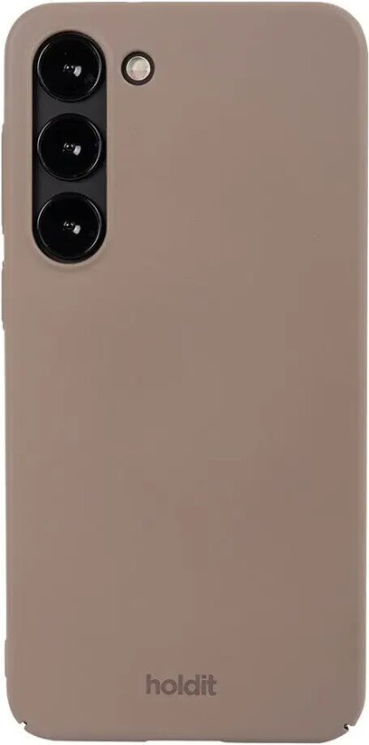 Holdit Samsung Galaxy S24 Slim Plast Deksel - Mocha Brown