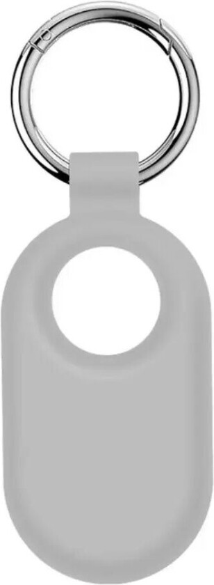 SmartTag 2 Samsung Galaxy Silikondeksel m. Nøkkelring - Grå