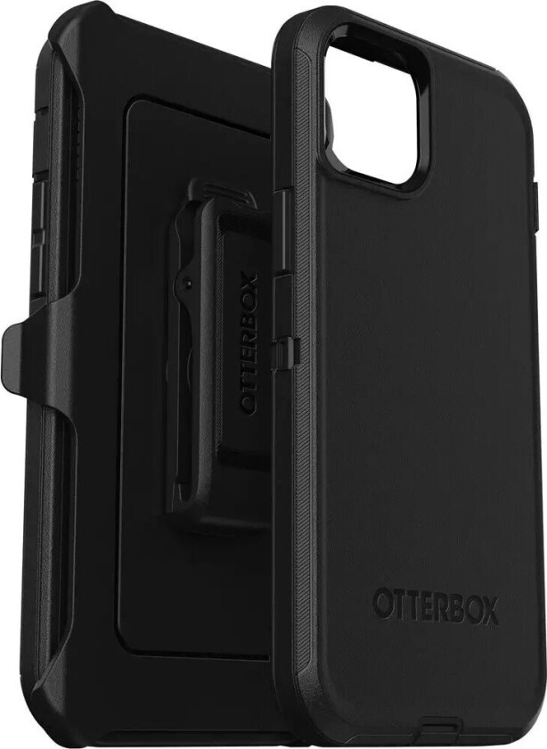 Defender Series iPhone 15 Plus Deksel med Belteholder - Svart
