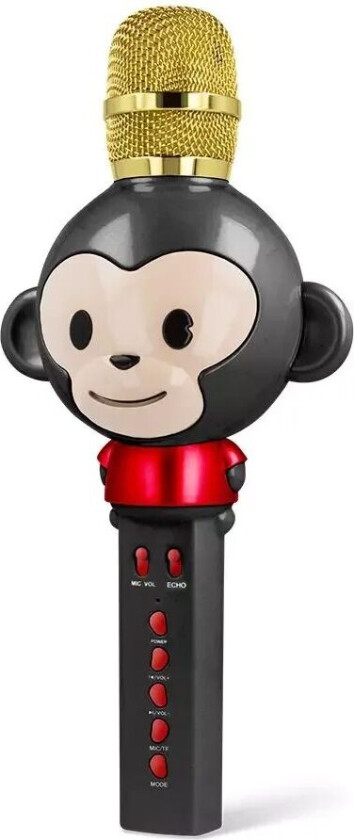 MaxLife MX-100 Karaoke Mikrofon m. Høyttaler - Svart / Gull