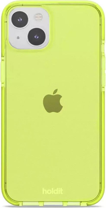 Holdit iPhone 14 Plus Seethru Deksel - Acid Green