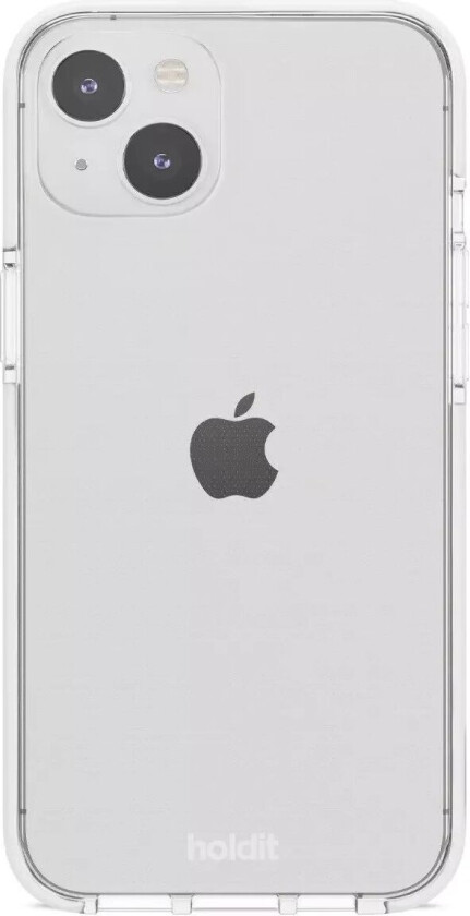 Holdit iPhone 15 Plus Seethru Deksel - White