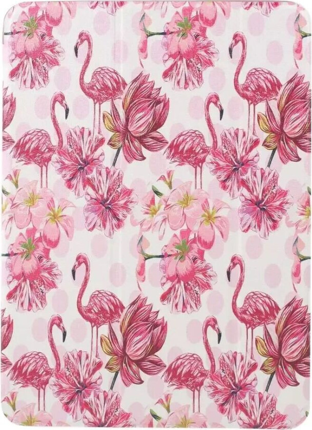 iPad Pro 11" Skinn Deksel med Tri-fold Stand - Flamingo