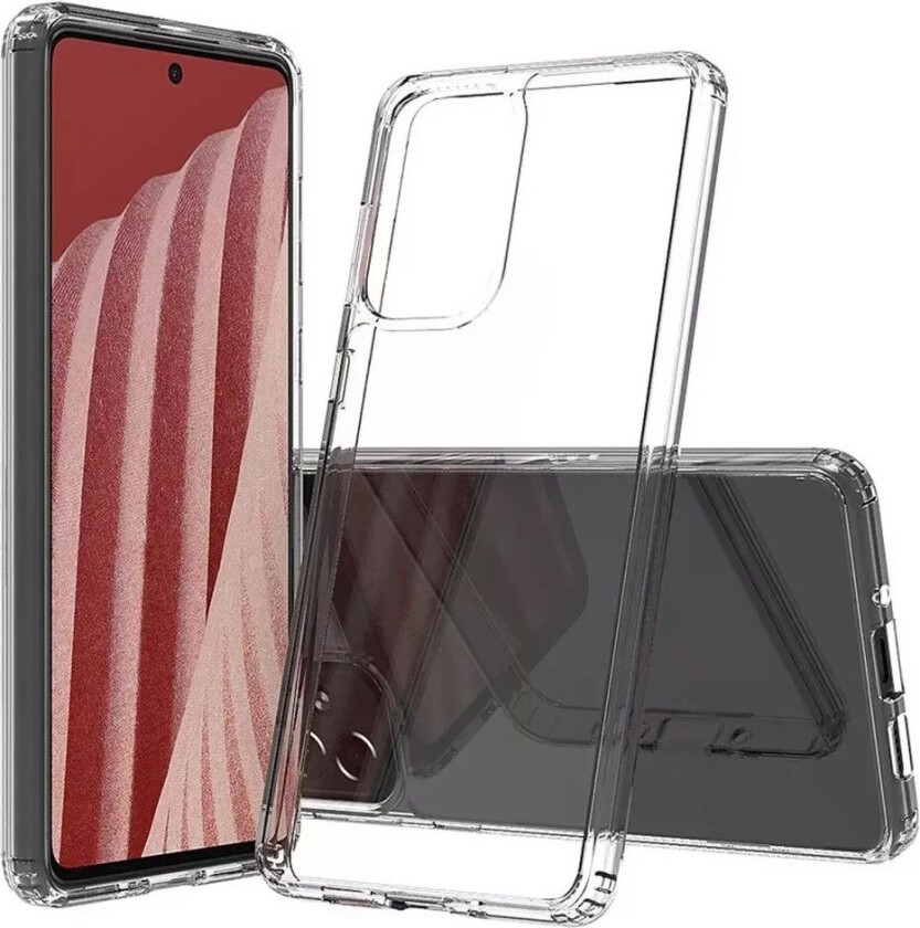 Samsung Galaxy A73 (5G) Akryl Bumper Bakdeksel - Gjennomsiktig