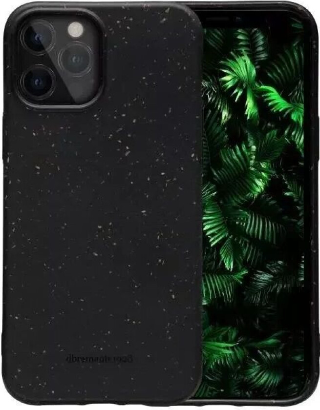 dbramante1928 Grenen iPhone 12 Pro Max Miljøvennlig Plastikkdeksel - Sort