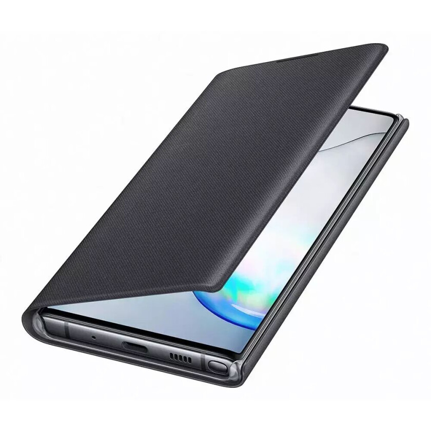 Original Galaxy Note10 LED View Case med Lommebok - EF-NN970PBEGWW - Svart