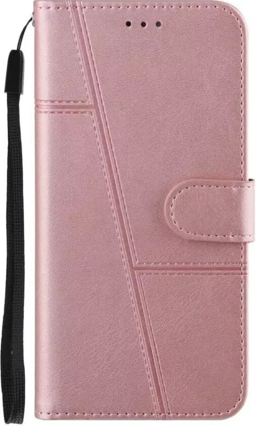 Samsung Galaxy S21 FE (5G) Kunstskinn Deksel med Lommebok - Rosa