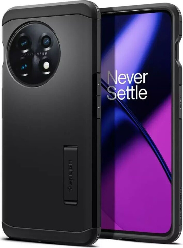 OnePlus 11 Tough Armor Deksel m. Kickstand - Svart
