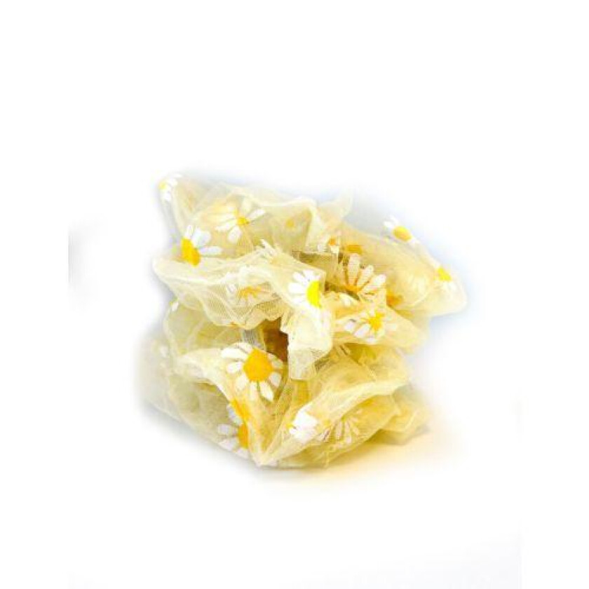 Organza Scrunchie Mønster - Sunflower