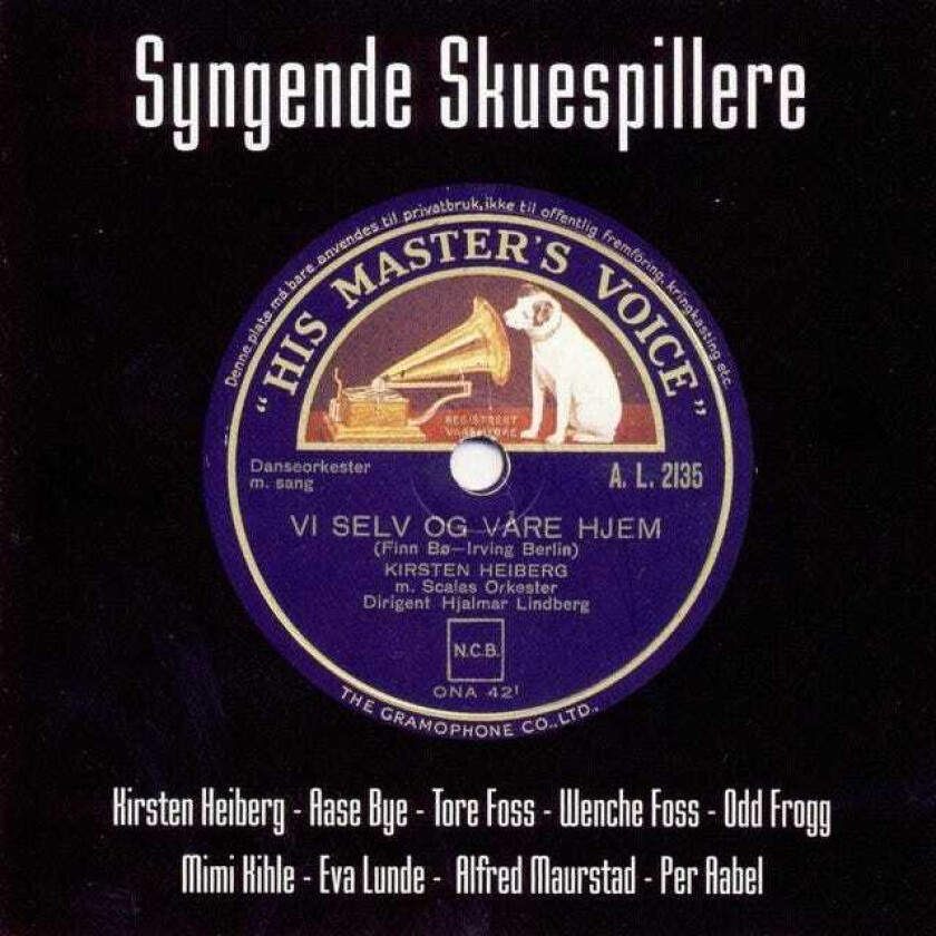 Diverse Artister Syngende Skuespillere CD