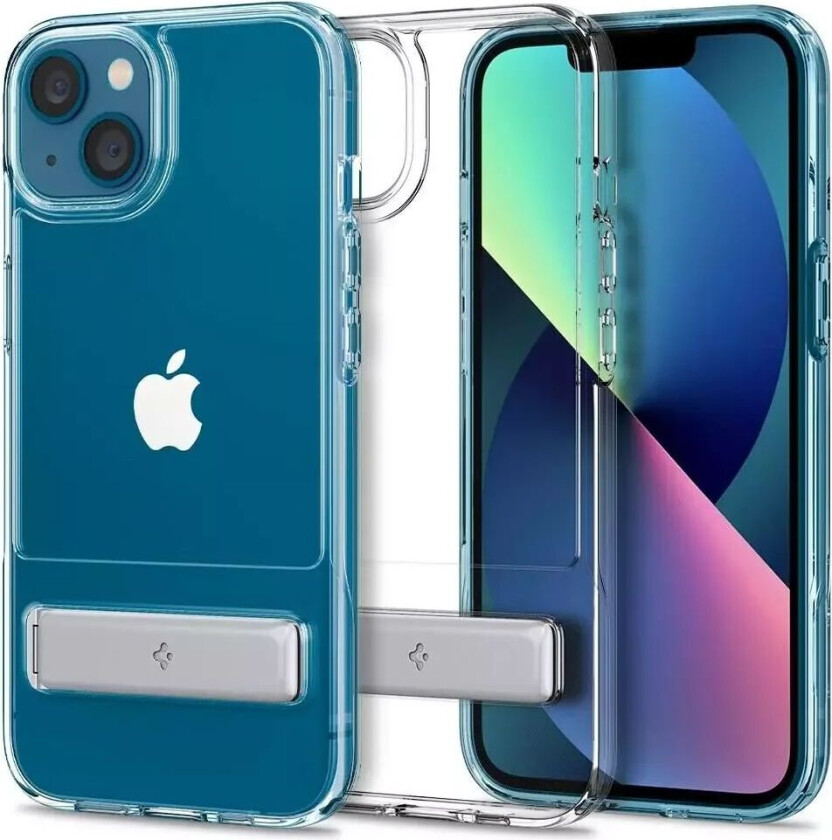 Slim Armor Essential S iPhone 13 Mini Bakdeksel med Kickstand - Gjennomsiktig