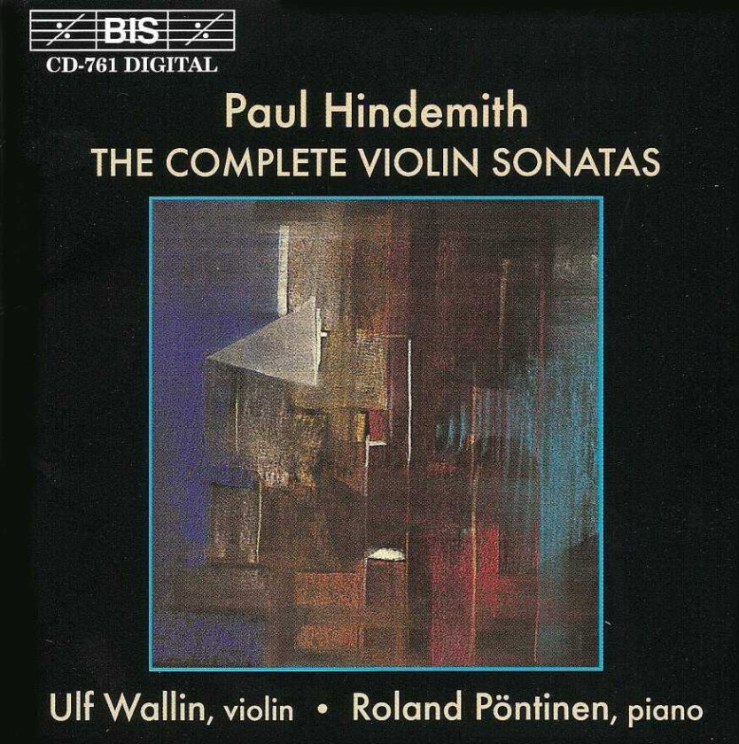 Roland Pöntinen, Ulf Wallin, Jens Braun Hindemith: Violin Sonatas CD