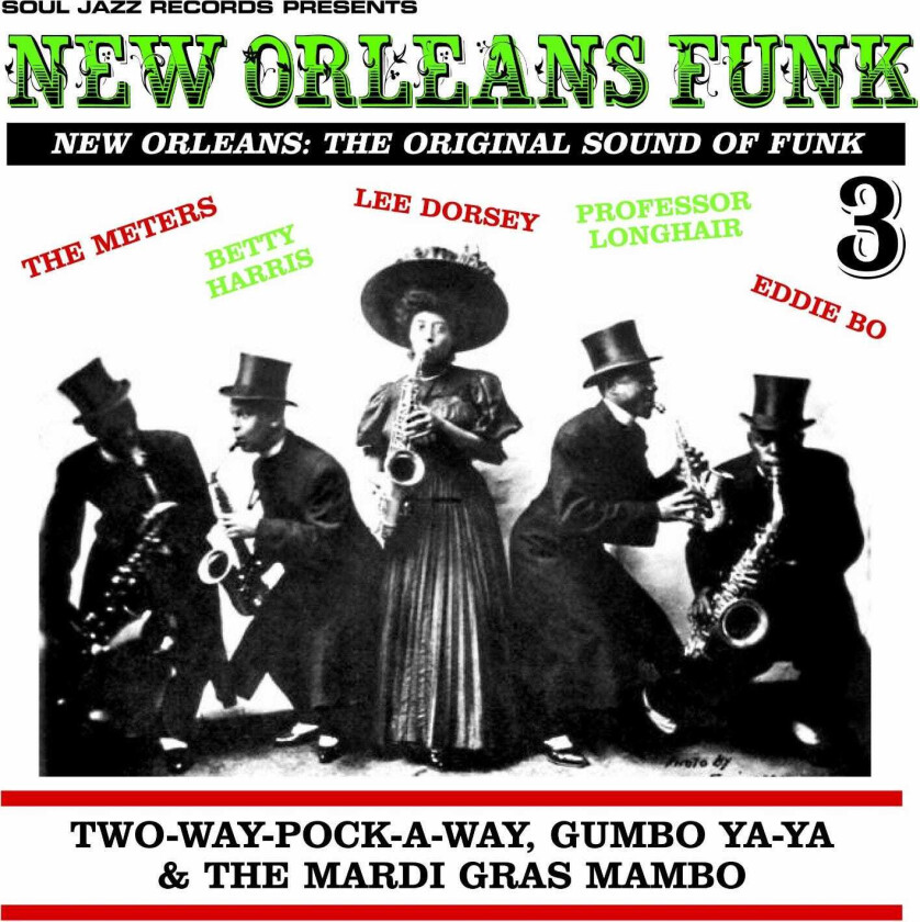 Diverse Artister, Diverse Soul  New Orleans Funk Vol. 3: TwoWayPockAWay, Gumbo YaYa & The Mardi Gras Mambo  CD