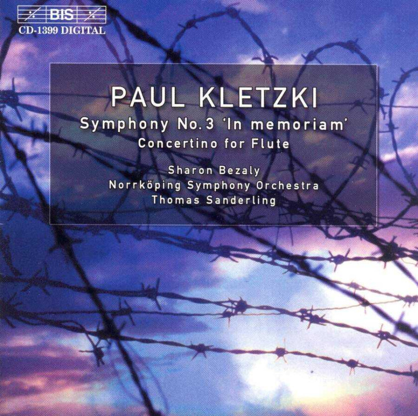 Thomas Sanderling, Paul Kletzki, Norrköping Symphony Orchestra, Sharon Bezaly Kletzki: Symphony No 3; Concertino for Flute & Orchestra CD