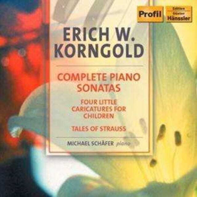 Michael Schäfer Korngold: Complete Piano Sonatas CD