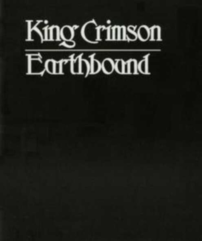 King Crimson  Earthbound  CD