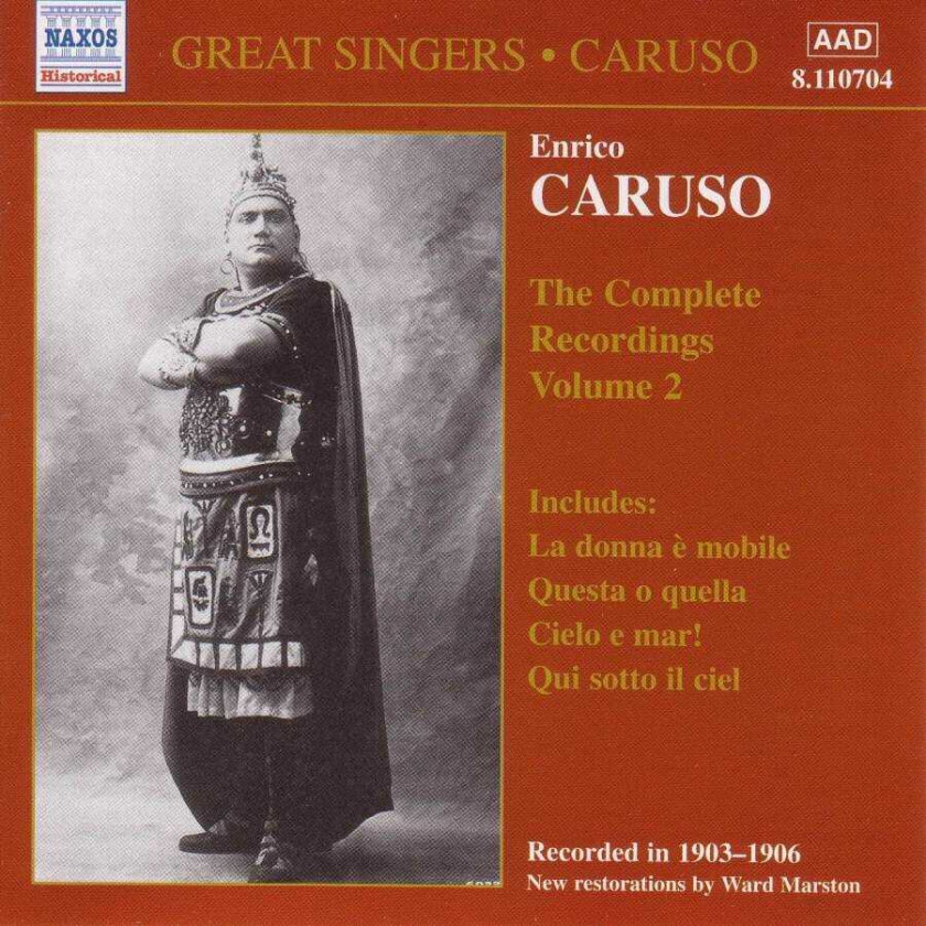 Enrico Caruso, Friedrich Von Flotow, Antonio PiniCorsi, Ruggero Leoncavallo, The Orchestra, (The) Orchestra  Enrico Caruso, Volume 2  CD