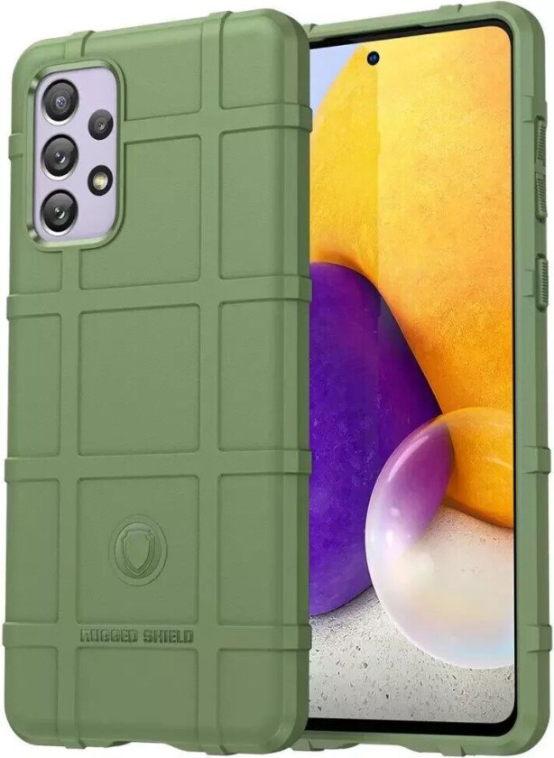 Samsung Galaxy A73 (5G) Rugged Shield Håndverker Deksel - Grøn