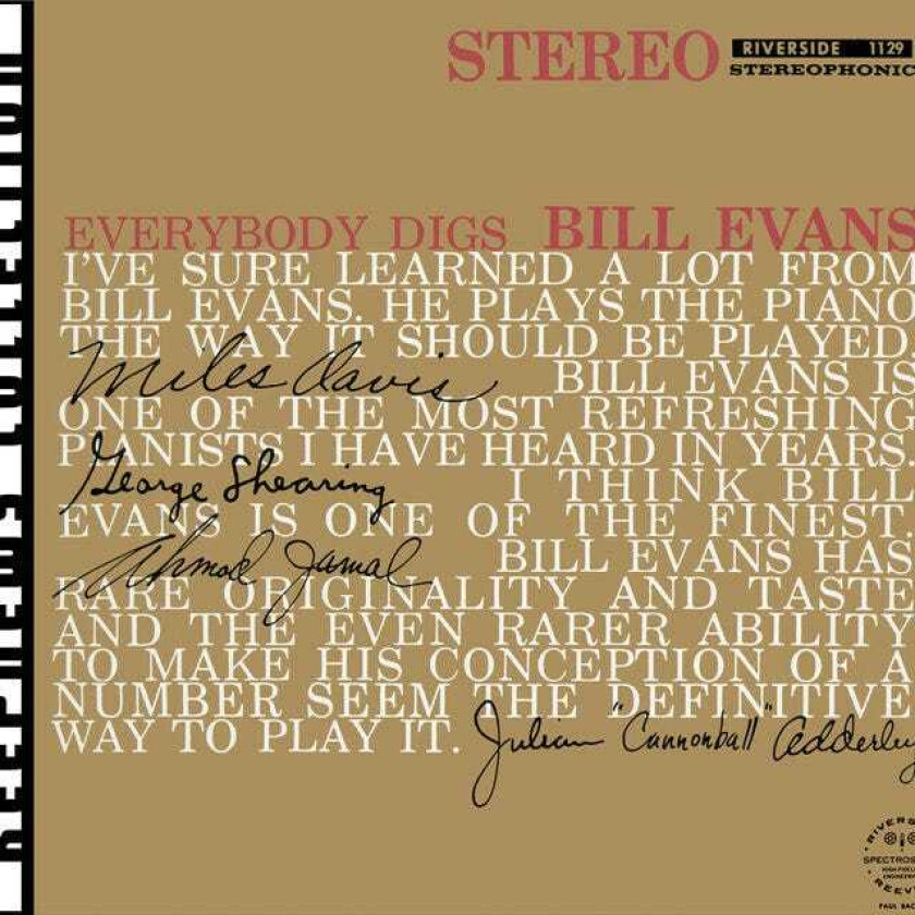 Bill Evans  Everybody Digs Bill Evans  CD