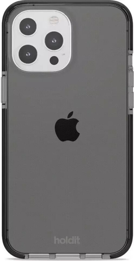 Holdit iPhone 13 Pro Max Seethru Deksel - Black