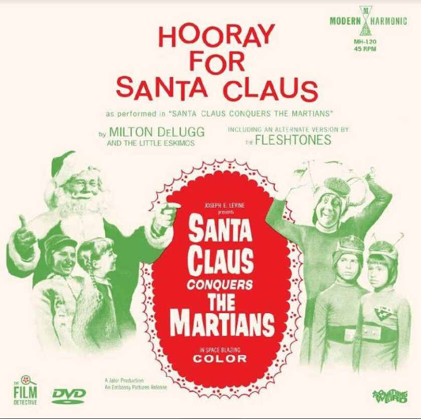 Milton Delugg & The Little Eskimos, Milton Delugg Santa Claus Conquers The Martians LP/Vinyl