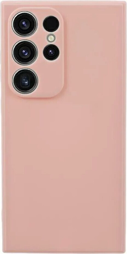 Samsung Galaxy S24 Ultra Fleksibel TPU Plast Deksel - Rosa