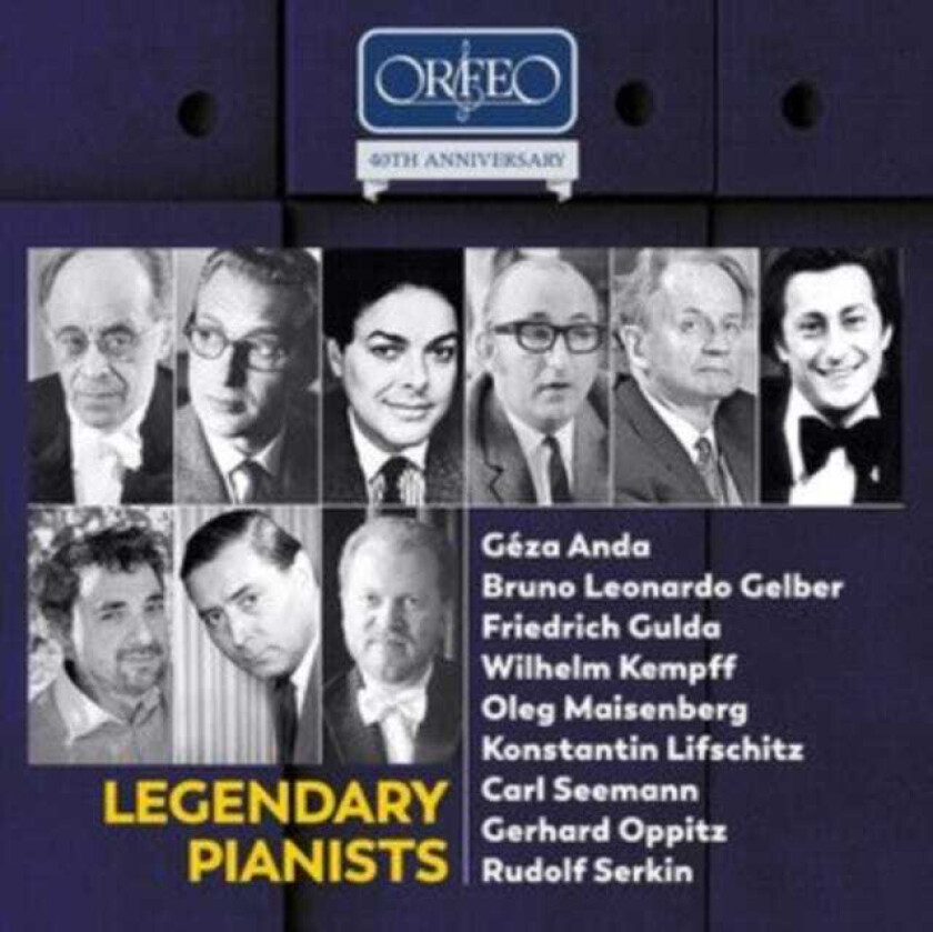 Diverse Artister, Diverse Klassisk  Orfeo 40th Anniversary Edition  Legendary Pianists  CD