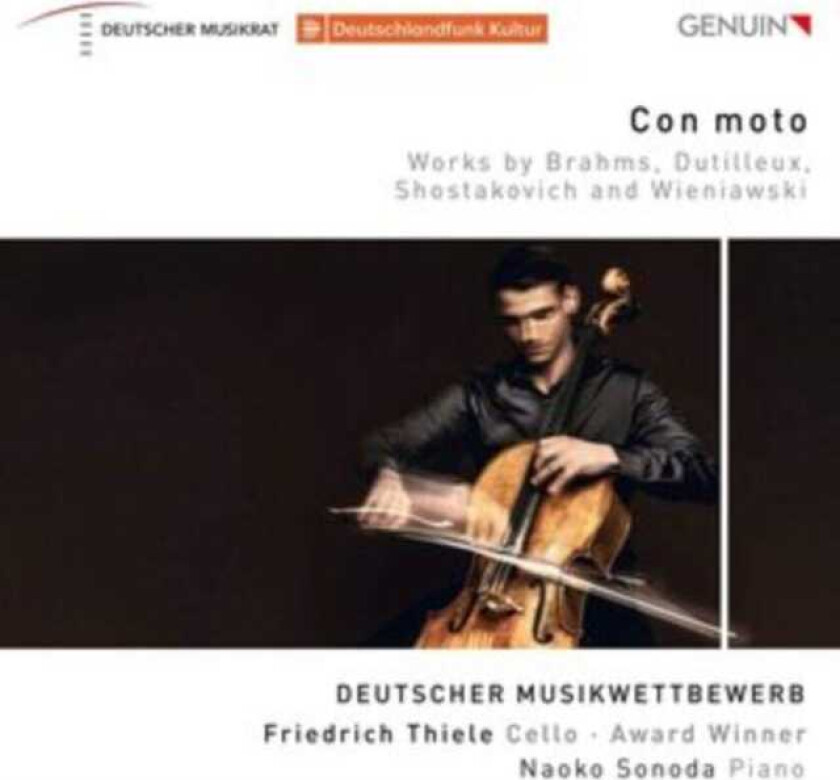 Friedrich Thiele, Naoko Sonoda Con Moto Works By Brahms, Dutilleux, Shostakovich, & Wieniawski CD