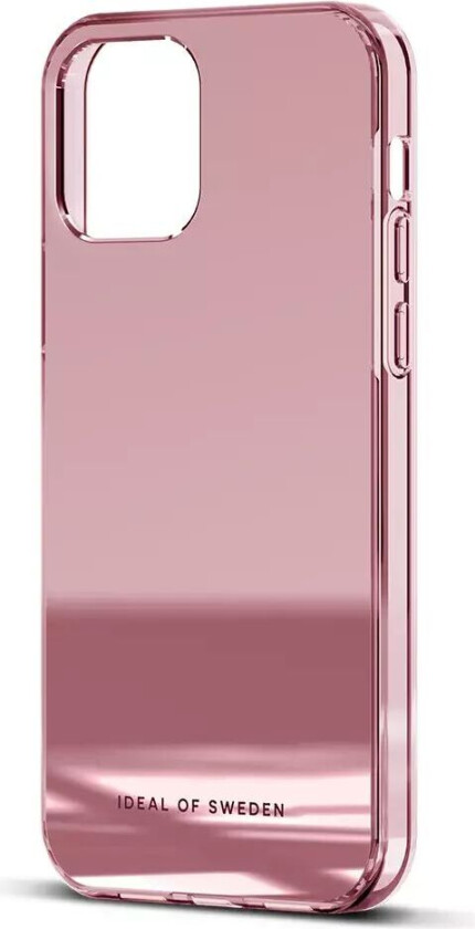 iPhone 12 Pro / 12 iDeal Of Sweden Mirror Deksel - Mirror Rose Pink