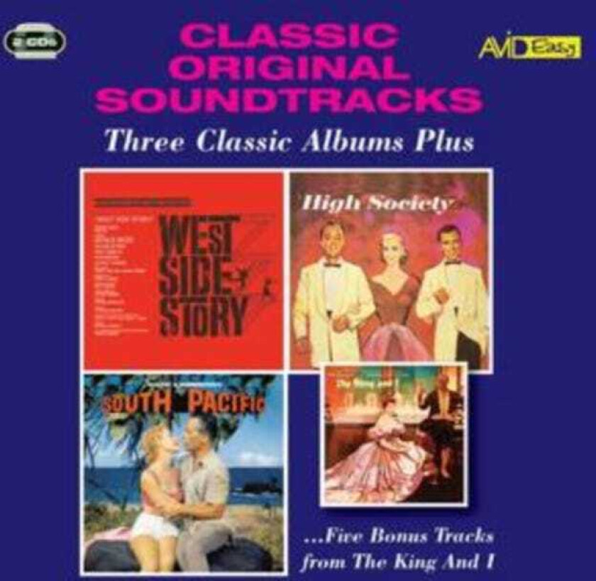 Diverse Artister, Filmmusikk  Classic Original Soundtracks: West Side Story / High Society / South Pacific / The King & I  CD