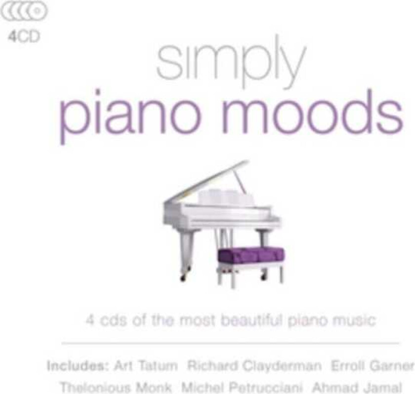 Diverse Artister, Diverse Pop  Simply Piano Moods  CD