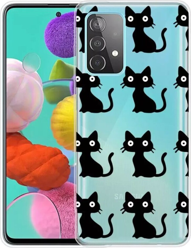 Samsung Galaxy A23 / A23 (5G) Fleksibelt Deksel i TPU-plast - Katt