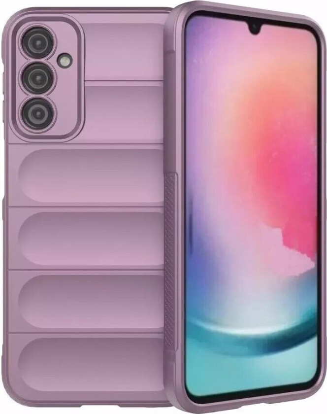 Samsung Galaxy A24 Fleksibelt Plastdeksel - Lilla