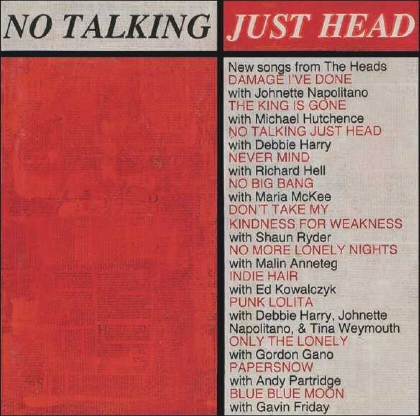 The Heads, Talking Heads No Talking, Just Head CD