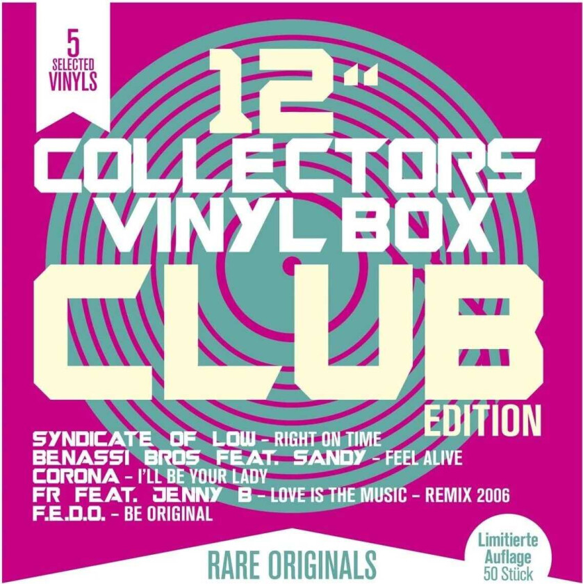 Diverse Artister, Diverse Electronica  12" Collector's Vinyl Box: Club  LP/Vinyl