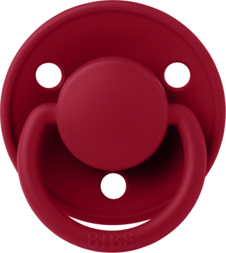 Bibs De Lux Smokk Silicone, Ruby