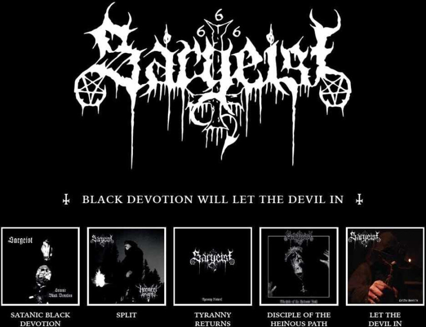 Sargeist Black Devotion Will Let The Devil In CD