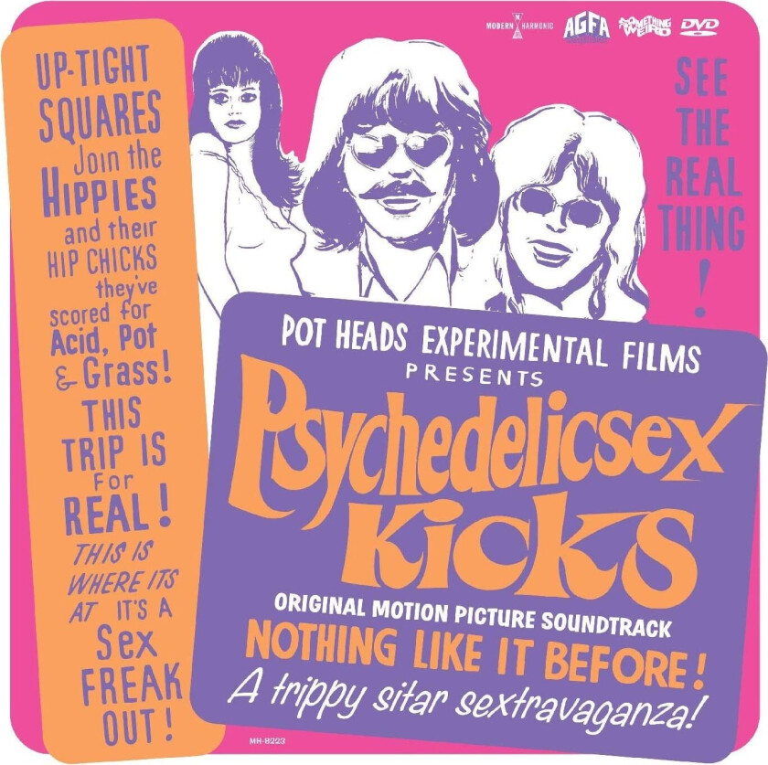 Filmmusikk Psychedelic Sex Kicks LP/Vinyl