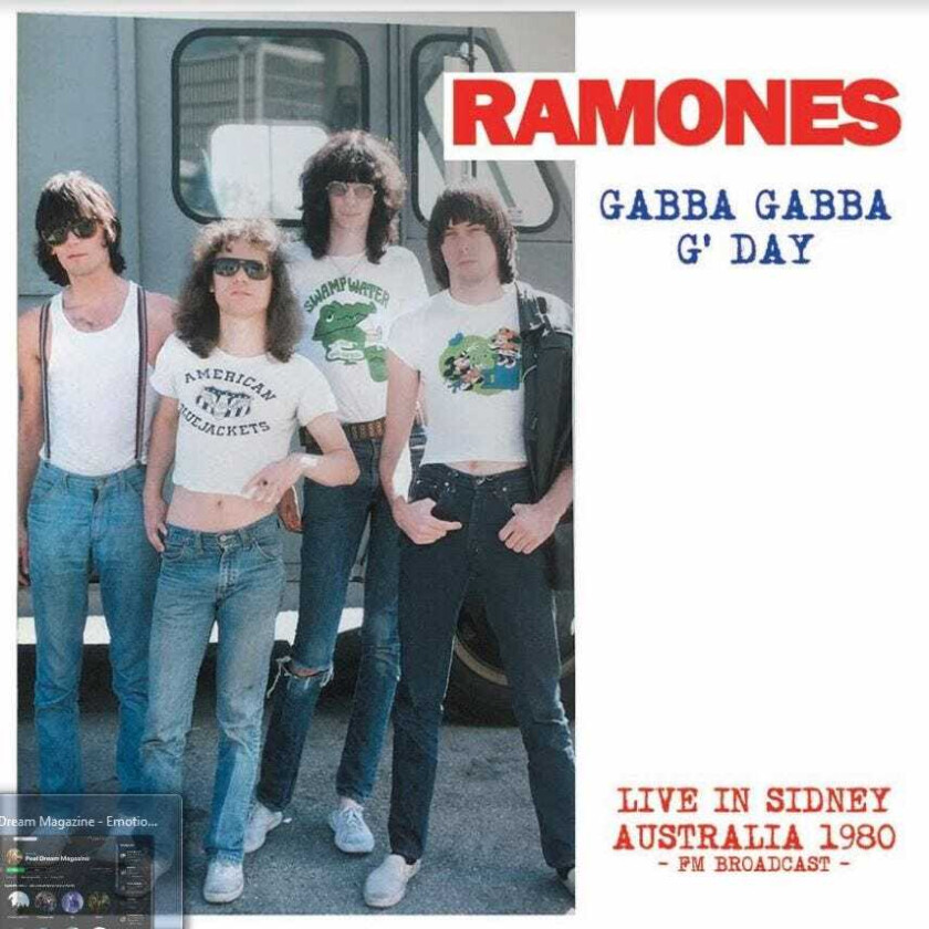 Ramones Gabba G Day: Live In Sidney LP/Vinyl