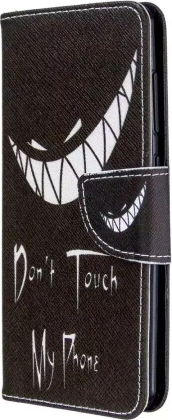 Samsung Galaxy A41 Skinndeksel med Lommebok - Don't Touch My Phone