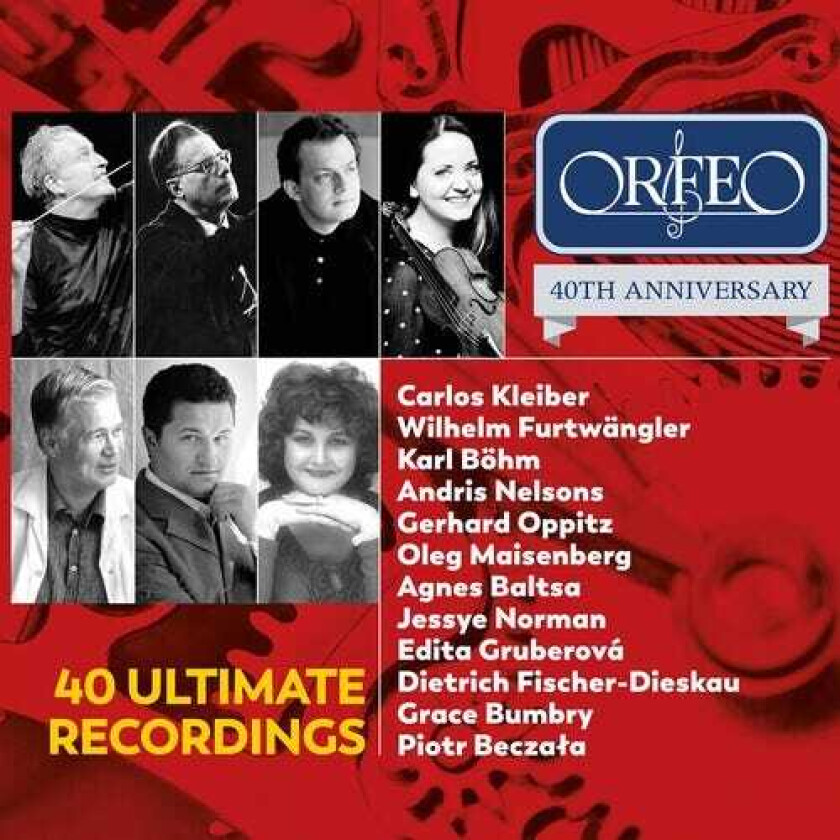 Diverse Klassisk  Orfeo 40th Anniversary Edition  40 Ultimate Recordings  CD