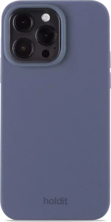 Holdit iPhone 15 Pro Max Soft Touch Silikon Deksel - Pacific Blue