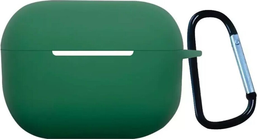 Apple Airpods Pro 2nd Gen (2022) Silikondeksel med Karabinkrok - Gress Grønt