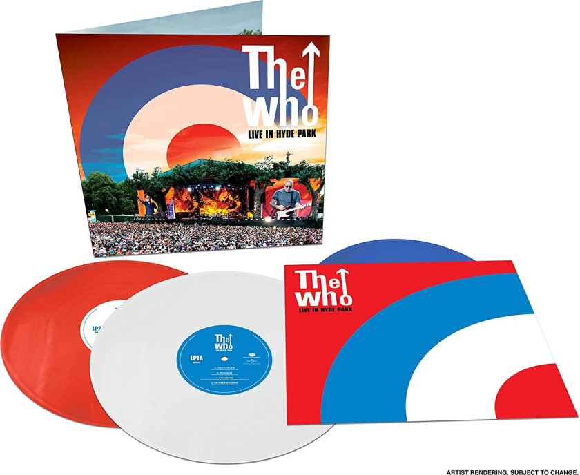 The Who Live In Hyde Park LP/Vinyl