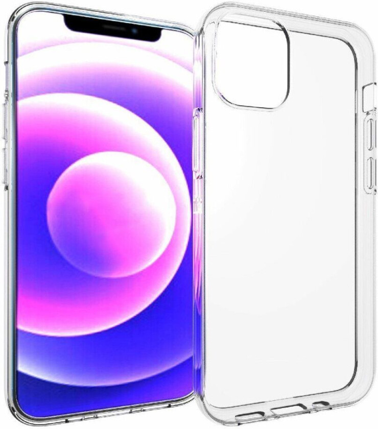 iPhone 13 Mini Fleksibel Plast Bakdeksel - Gjennomsiktig