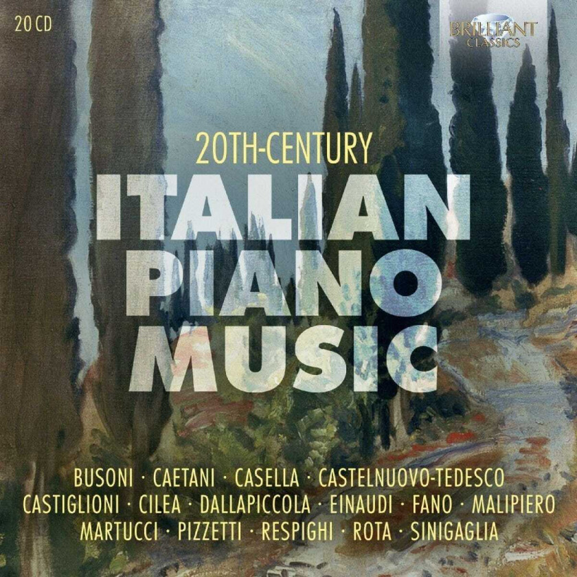 Diverse Klassisk 20th Century Italian Piano Music CD