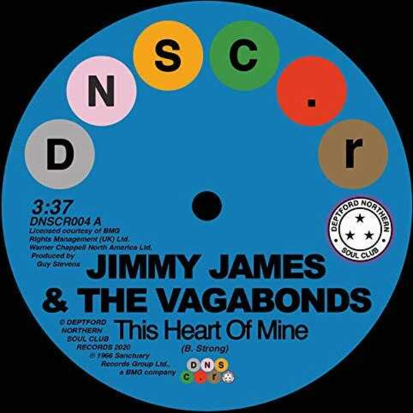 James Jimmy & The Vagabonds This Heart Of Mine / Let Love Flow On LP/Vinyl