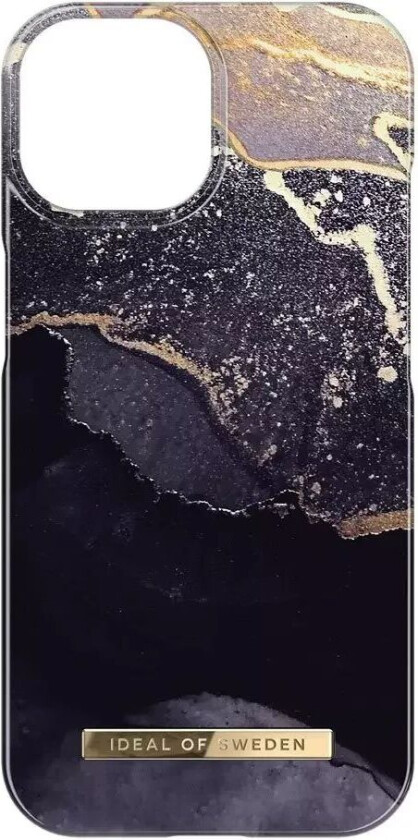 iDeal Of Sweden iPhone 15 Fashion Deksel - MagSafe-Kompatibel - Golden Twilight Marble